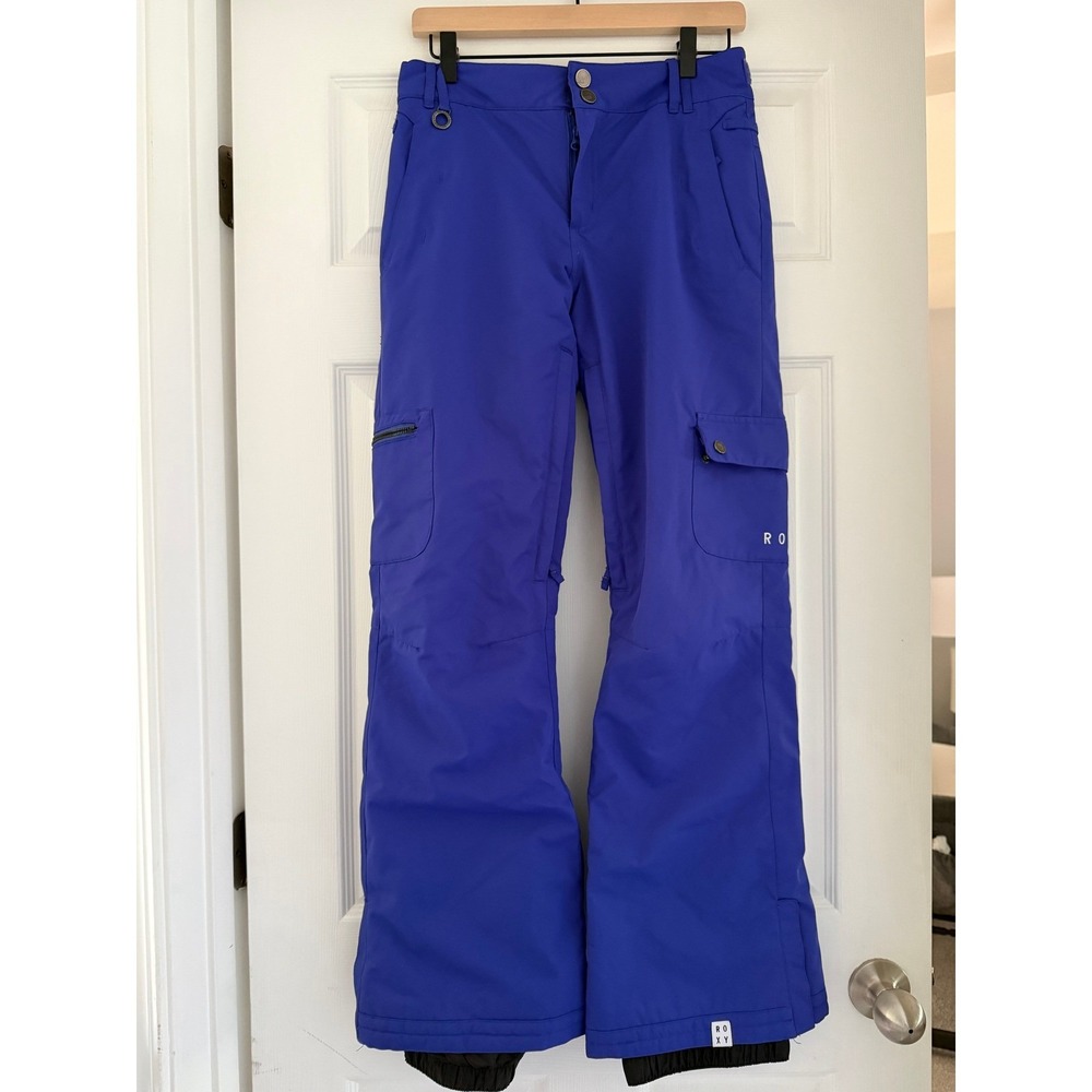 Roxy Womens Blue Snowboarding Pants Outdoors Activewear